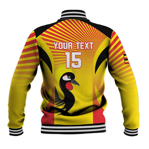 Custom Uganda Cricket Baseball Jacket Go Champions - African Pride