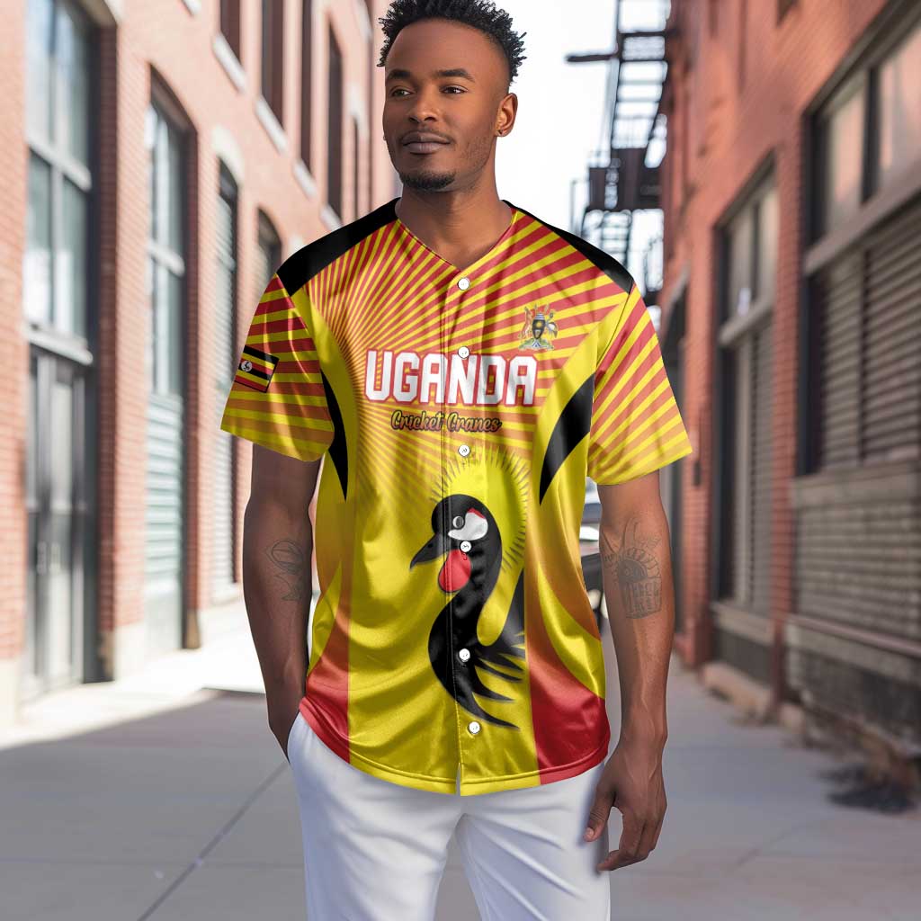 Custom Uganda Cricket Baseball Jersey Go Champions - African Pride