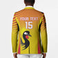 Custom Uganda Cricket Blazer Go Cricket Cranes Go