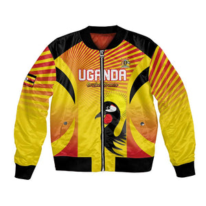 Custom Uganda Cricket Bomber Jacket Go Champions - African Pride