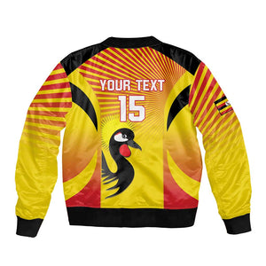Custom Uganda Cricket Bomber Jacket Go Champions - African Pride