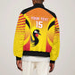 Custom Uganda Cricket Bomber Jacket Go Champions - African Pride