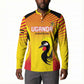 Custom Uganda Cricket Button Sweatshirt Go Cricket Cranes Go