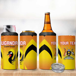 Custom Uganda Cricket 4 in 1 Can Cooler Tumbler Go Champions - African Pride