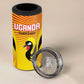 Custom Uganda Cricket 4 in 1 Can Cooler Tumbler Go Champions - African Pride