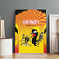 Uganda Cricket Canvas Wall Art Go Champions - African Pride