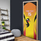 Custom Uganda Cricket Door Cover Go Cricket Cranes Go