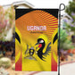 Uganda Cricket Garden Flag Go Champions - African Pride