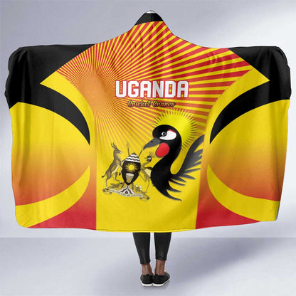 Uganda Cricket Hooded Blanket Go Champions - African Pride