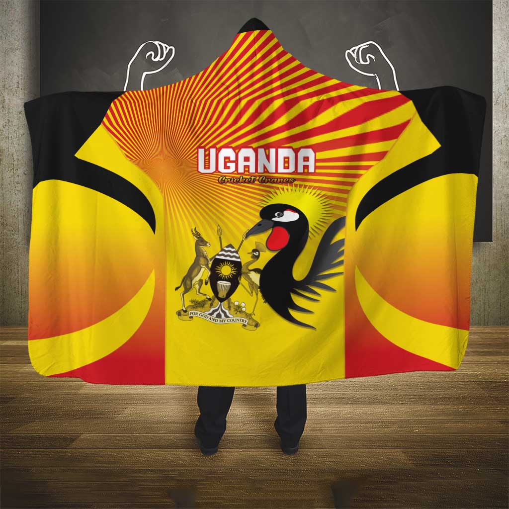 Uganda Cricket Hooded Blanket Go Champions - African Pride