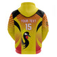 Custom Uganda Cricket Hoodie Go Champions - African Pride