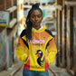Custom Uganda Cricket Hoodie Go Champions - African Pride