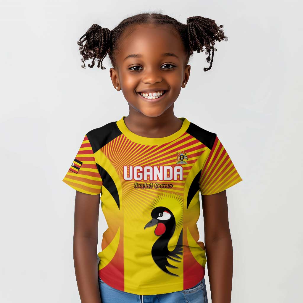 Custom Uganda Cricket Kid T shirt Go Champions - African Pride