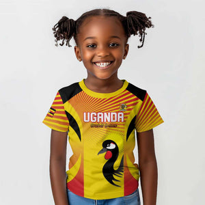 Custom Uganda Cricket Kid T shirt Go Champions - African Pride
