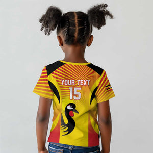 Custom Uganda Cricket Kid T shirt Go Champions - African Pride