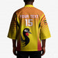 Custom Uganda Cricket Kimono Go Cricket Cranes Go