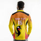 Custom Uganda Cricket Long Sleeve Polo Shirt Go Champions - African Pride