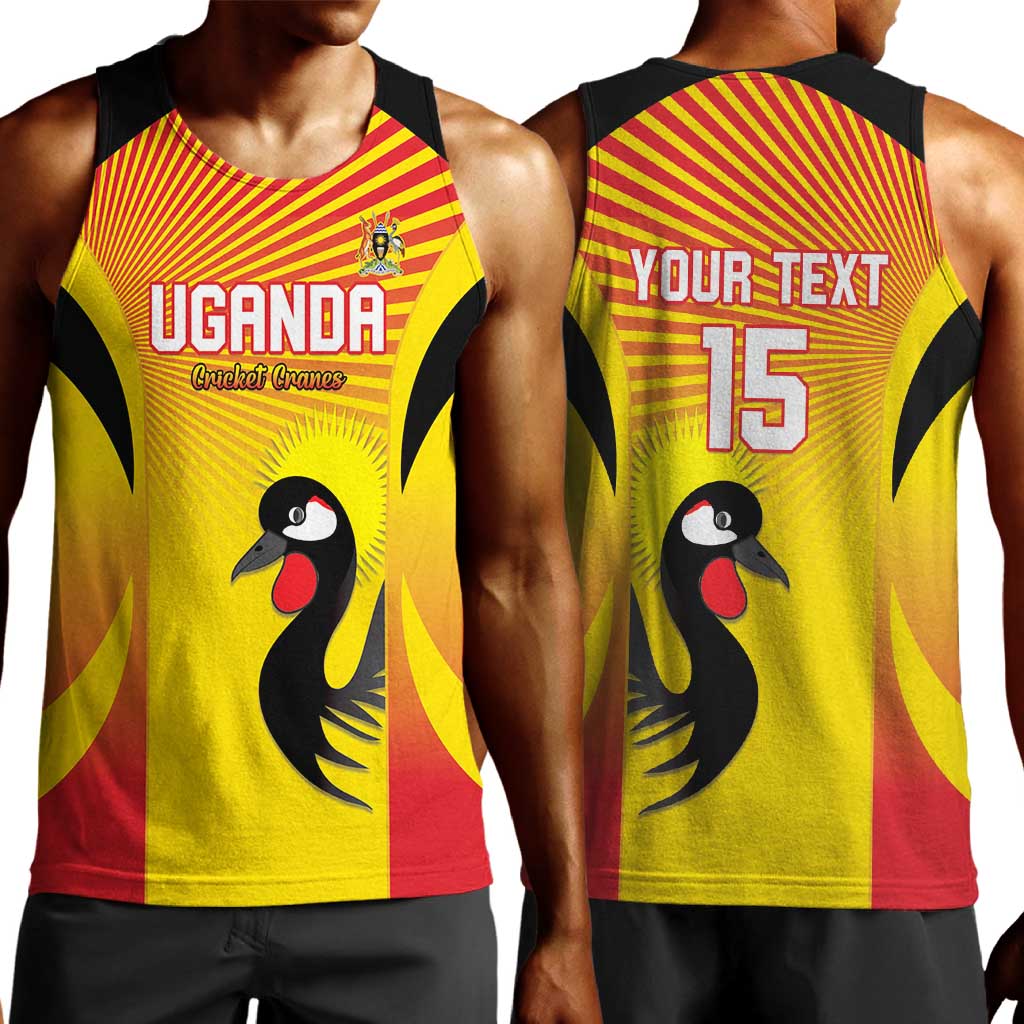 Custom Uganda Cricket Men Tank Top Go Champions - African Pride