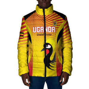 Custom Uganda Cricket Padded Jacket Go Cricket Cranes Go