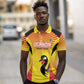 Custom Uganda Cricket Polo Shirt Go Champions - African Pride