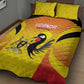 Uganda Cricket Quilt Bed Set Go Champions - African Pride