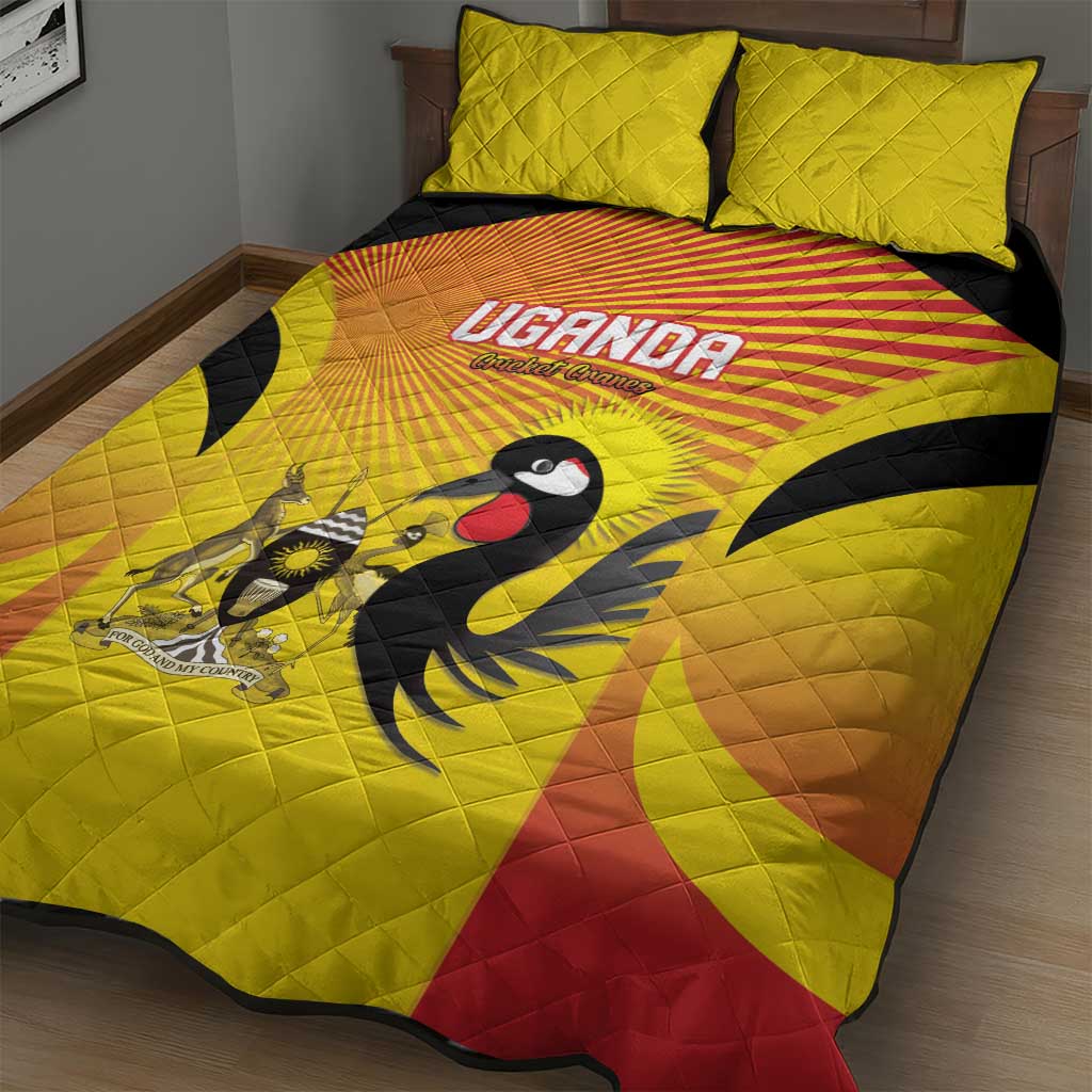 Uganda Cricket Quilt Bed Set Go Champions - African Pride