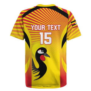 Custom Uganda Cricket Rugby Jersey Go Champions - African Pride