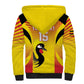 Custom Uganda Cricket Sherpa Hoodie Go Champions - African Pride