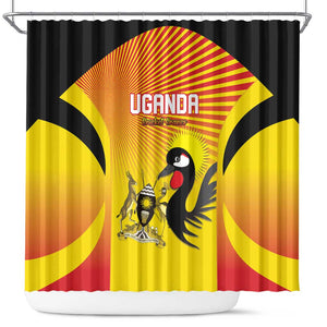 Uganda Cricket Shower Curtain Go Champions - African Pride