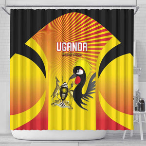 Uganda Cricket Shower Curtain Go Champions - African Pride