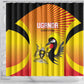 Uganda Cricket Shower Curtain Go Champions - African Pride
