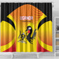 Uganda Cricket Shower Curtain Go Champions - African Pride