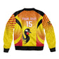 Custom Uganda Cricket Sleeve Zip Bomber Jacket Go Champions - African Pride