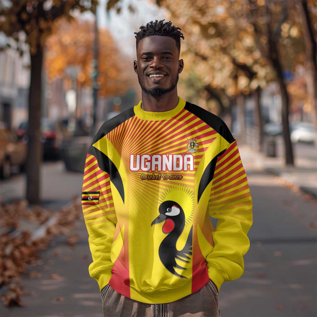 Custom Uganda Cricket Sweatshirt Go Champions - African Pride