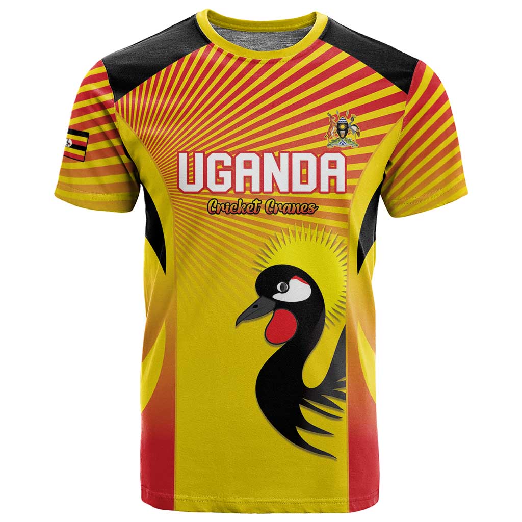 Custom Uganda Cricket T shirt Go Champions - African Pride
