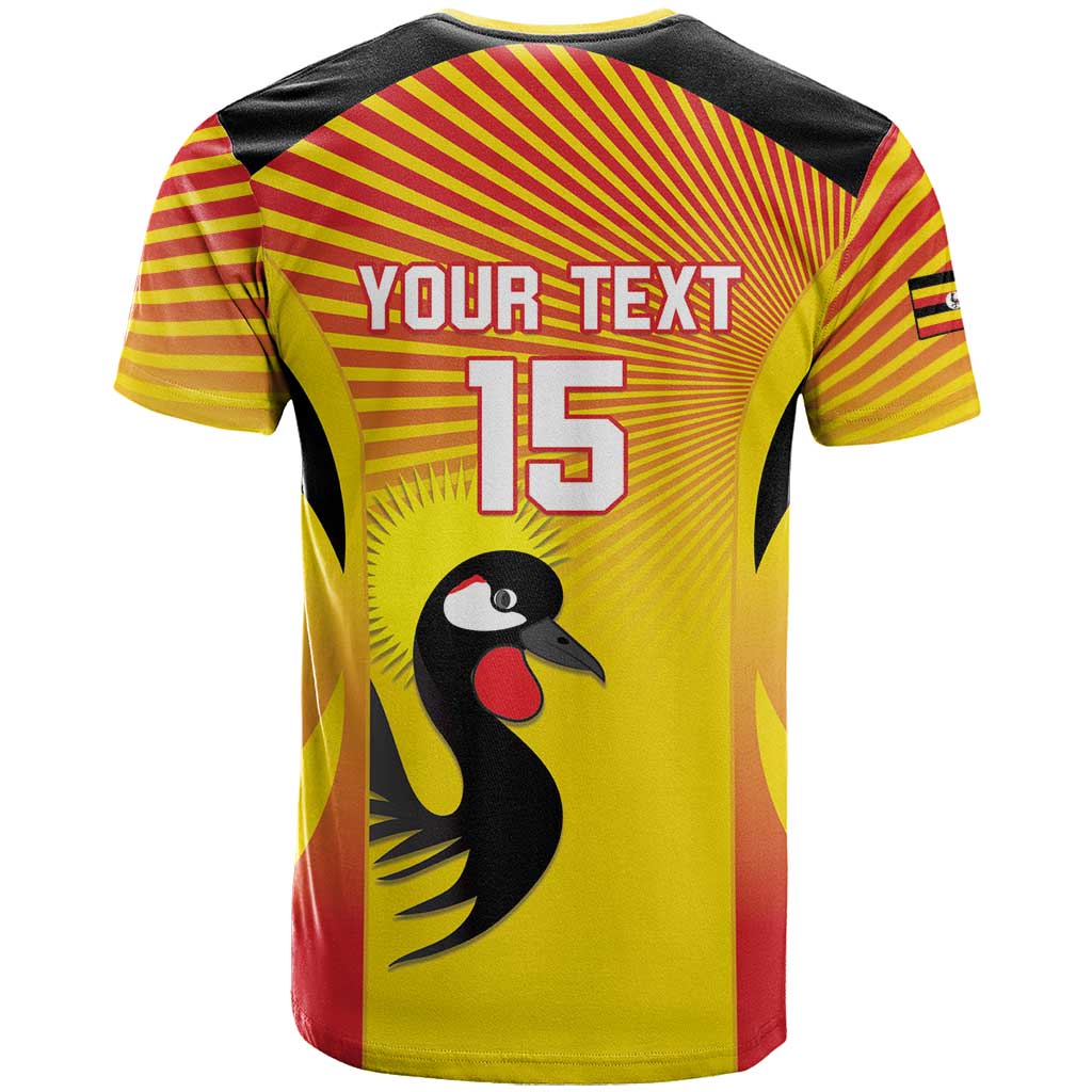 Custom Uganda Cricket T shirt Go Champions - African Pride