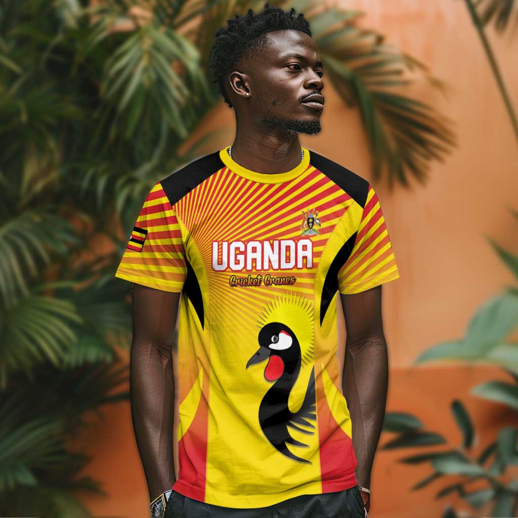 Custom Uganda Cricket T shirt Go Champions - African Pride