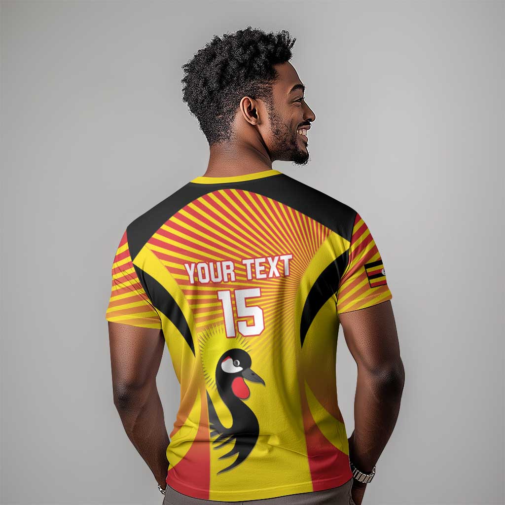 Custom Uganda Cricket T shirt Go Champions - African Pride