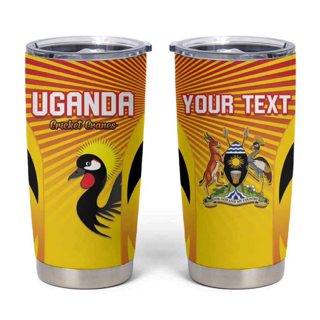 Custom Uganda Cricket Tumbler Cup Go Champions - African Pride