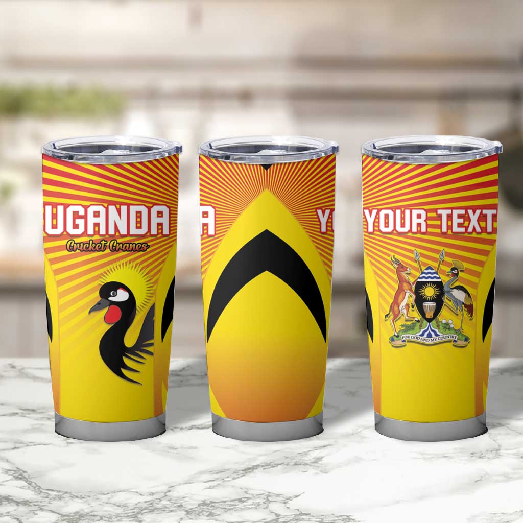 Custom Uganda Cricket Tumbler Cup Go Champions - African Pride