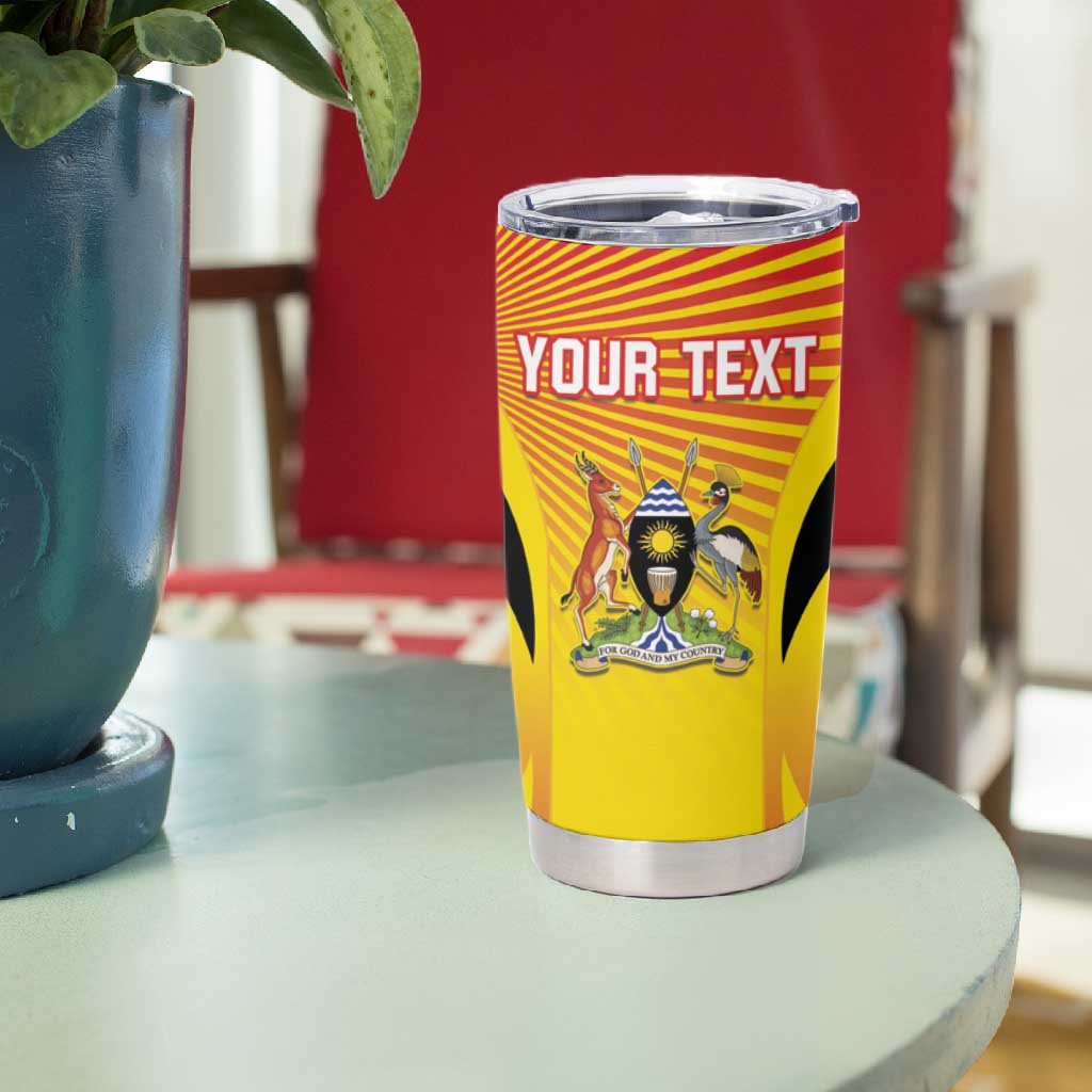 Custom Uganda Cricket Tumbler Cup Go Champions - African Pride