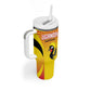 Custom Uganda Cricket Tumbler With Handle Go Champions - African Pride