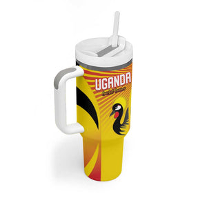 Custom Uganda Cricket Tumbler With Handle Go Champions - African Pride