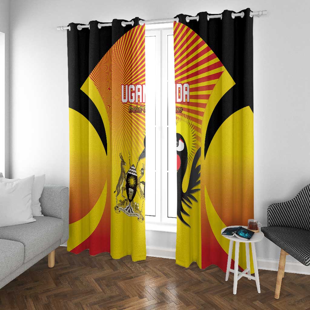 Uganda Cricket Window Curtain Go Champions - African Pride