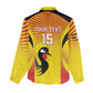 Custom Uganda Cricket Women Casual Shirt Go Champions - African Pride