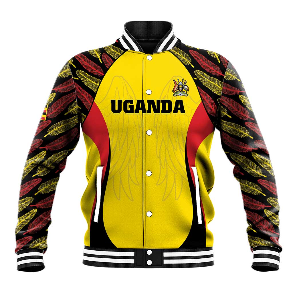 Custom Uganda Cricket Baseball Jacket Come On Cricket Cranes - African Pride