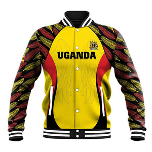 Custom Uganda Cricket Baseball Jacket Come On Cricket Cranes - African Pride