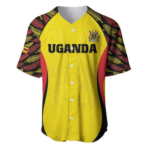 Custom Uganda Cricket Baseball Jersey Come On Cricket Cranes - African Pride