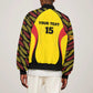 Custom Uganda Cricket Bomber Jacket Come On Cricket Cranes - African Pride