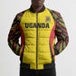 Custom Uganda Cricket Bomber Puffer Jacket Go Cricket Cranes
